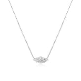 Silver Pavé Sparkle Necklace